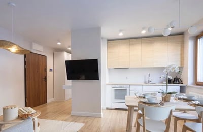 Vermietung einer neuen möblierten 3-Zimmer-Wohnung, 60 m², Krakau, Polen